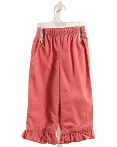 NO TAG  RED  GINGHAM  PANTS WITH RUFFLE