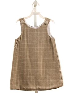 HANNAH KATE  BROWN  WINDOWPANE  DRESS