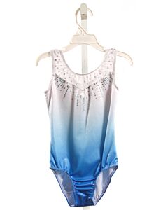 NO TAG  BLUE    LEOTARD WITH SEQUINS
