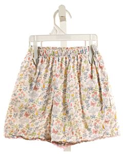 PEGGY GREEN  WHITE  FLORAL  SHORTS WITH RIC RAC