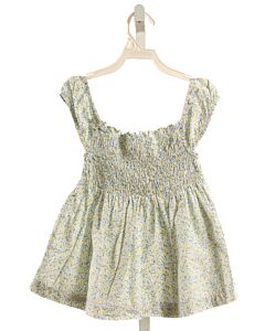 BELLA BLISS  YELLOW  FLORAL  SLEEVELESS SHIRT