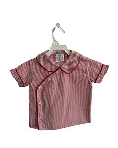 SHRIMP & GRITS  RED  WINDOWPANE  DRESS SHIRT