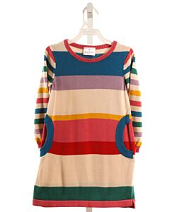 HANNA ANDERSSON  MULTI-COLOR  STRIPED  KNIT DRESS