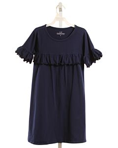 VINEYARD VINES  NAVY    KNIT DRESS WITH RUFFLE