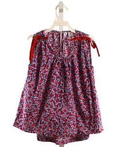 BUSY BEES  PINK  FLORAL  SLEEVELESS SHIRT