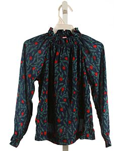 BISBY BY LITTLE ENGLISH  BLUE  FLORAL  SHIRT-LS