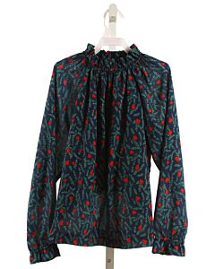 BISBY BY LITTLE ENGLISH  BLUE  FLORAL  SHIRT-LS
