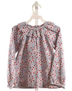 LITTLE ENGLISH BLUE FLORAL SHIRT-LS