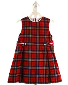 BELLA BLISS  RED FLANNEL PLAID  DRESS