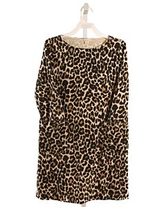 CREWCUTS  BROWN   PRINTED DESIGN KNIT DRESS