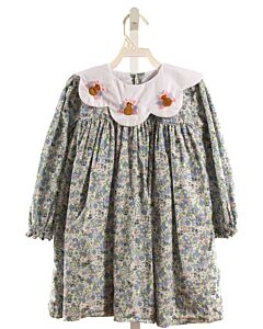 CECIL & LOU  BLUE  FLORAL  DRESS