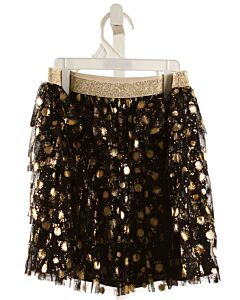 CREWCUTS  BLACK TULLE  PRINTED DESIGN SKIRT