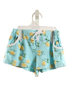 BELLA BLISS  BLUE   PRINTED DESIGN SHORTS