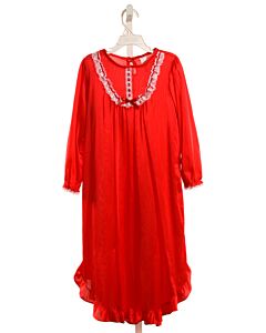 LAURA DARE  RED    LOUNGEWEAR WITH LACE TRIM