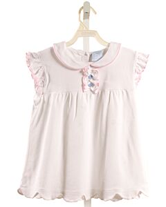 BELLA BLISS WHITE KNIT SLEEVELESS SHIRT