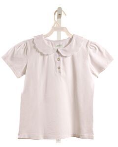 SERENDIPITY WHITE KNIT SS SHIRT