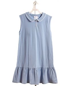 LITTLE ENGLISH LT BLUE PIQUE DRESS