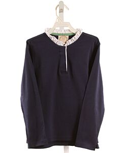 THE BEAUFORT BONNET COMPANY  BLUE    KNIT LS SHIRT