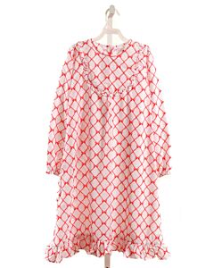 CECIL & LOU RED PRINTED DESIGN LOUNGEWEAR