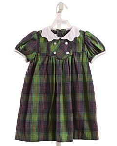 LITTLE ENGLISH  GREEN  PLAID  DRESS