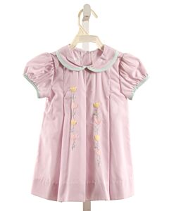 LULLABY SET  LAVENDER  FLORAL EMBROIDERED DRESS
