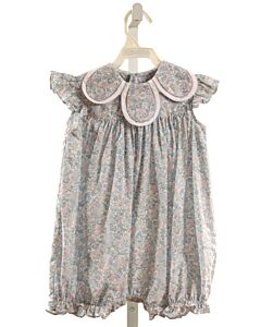SOPHIE & LUCAS  LT BLUE  FLORAL  ROMPER