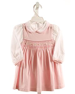 LULLABY SET  PINK   SMOCKED KNIT DRESS