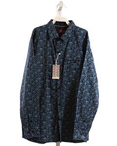 CONSEQUENCE  BLUE   PRINTED DESIGN DRESS SHIRT