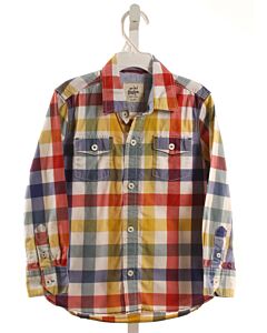 MINI BODEN  MULTI-COLOR  PLAID  DRESS SHIRT