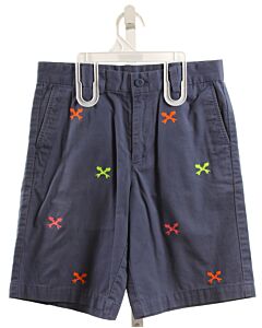 VINEYARD VINES  BLUE   EMBROIDERED SHORTS