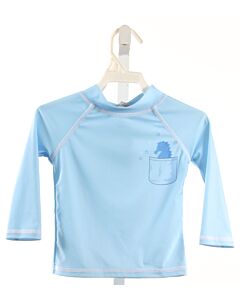FLAP HAPPY  LT BLUE  PRINT  RASH GUARD