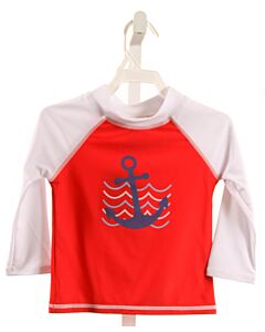 FLAP HAPPY  RED  PRINT  RASH GUARD