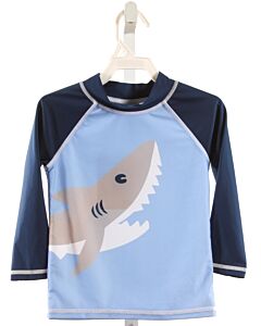 FLAP HAPPY  BLUE   PRINTED DESIGN RASH GUARD