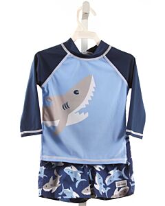 FLAP HAPPY  BLUE   PRINTED DESIGN SWIM SET