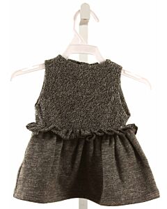 A MUFFIN IN THE OVEN  GRAY    KNIT DRESS
