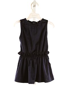 A MUFFIN IN THE OVEN  NAVY VELVET   DRESS