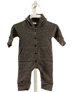 A MUFFIN IN THE OVEN  GRAY    KNIT ROMPER