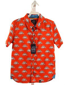 TUKTUK DESIGNS  RED  PRINT  DRESS SHIRT