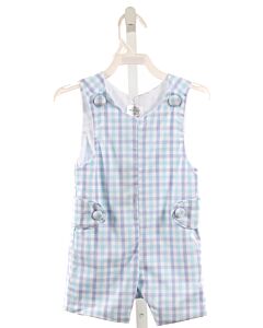 BROWN BOWEN & CO.  LT BLUE  PLAID  JON JON