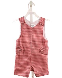 BROWN BOWEN & CO.  RED  GINGHAM  JON JON
