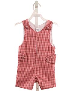 BROWN BOWEN & CO.  RED  GINGHAM  JON JON