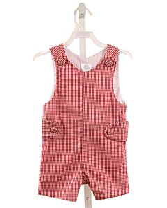 BROWN BOWEN & CO.  RED  GINGHAM  JON JON