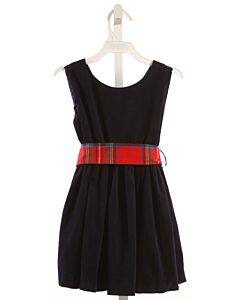 BROWN BOWEN  BLUE CORDUROY   PARTY DRESS