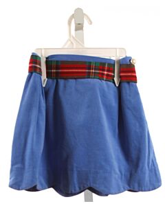 BROWN BOWEN  BLUE CORDUROY   SKIRT