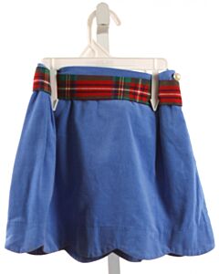 BROWN BOWEN  BLUE CORDUROY   SKIRT