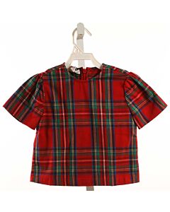 BROWN BOWEN  RED  PLAID  DRESS SHIRT