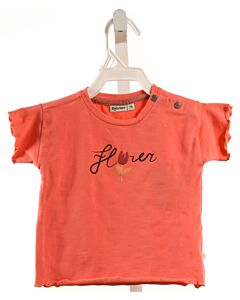 BABYFACE  HOT PINK   PRINTED DESIGN KNIT SS SHIRT