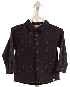 BABYFACE  NAVY    KNIT LS SHIRT