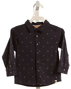 BABYFACE  NAVY    KNIT LS SHIRT