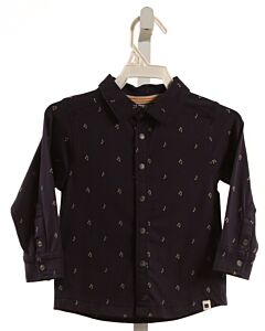BABYFACE  NAVY    KNIT LS SHIRT